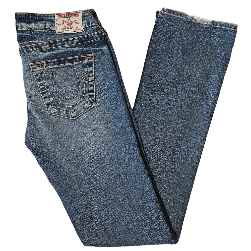 TRUE RELIGION Women’s Jeans • Size 27 • Flare Bootcut • Horseshoe Stitch